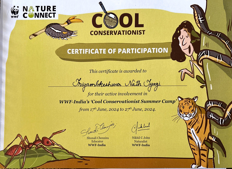 WWF-India Cool Conservationist Summer Camp