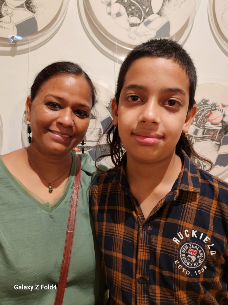 Art Exhibition Visit with Mother